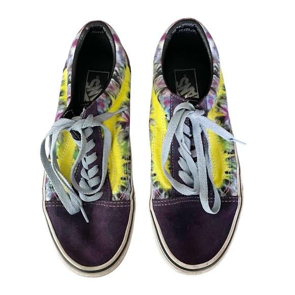 Vans Shoes - Vans Old Skool ComfyCush Sneakers Women's Size 7.5 Men's Size 6 Purple Tie Dye